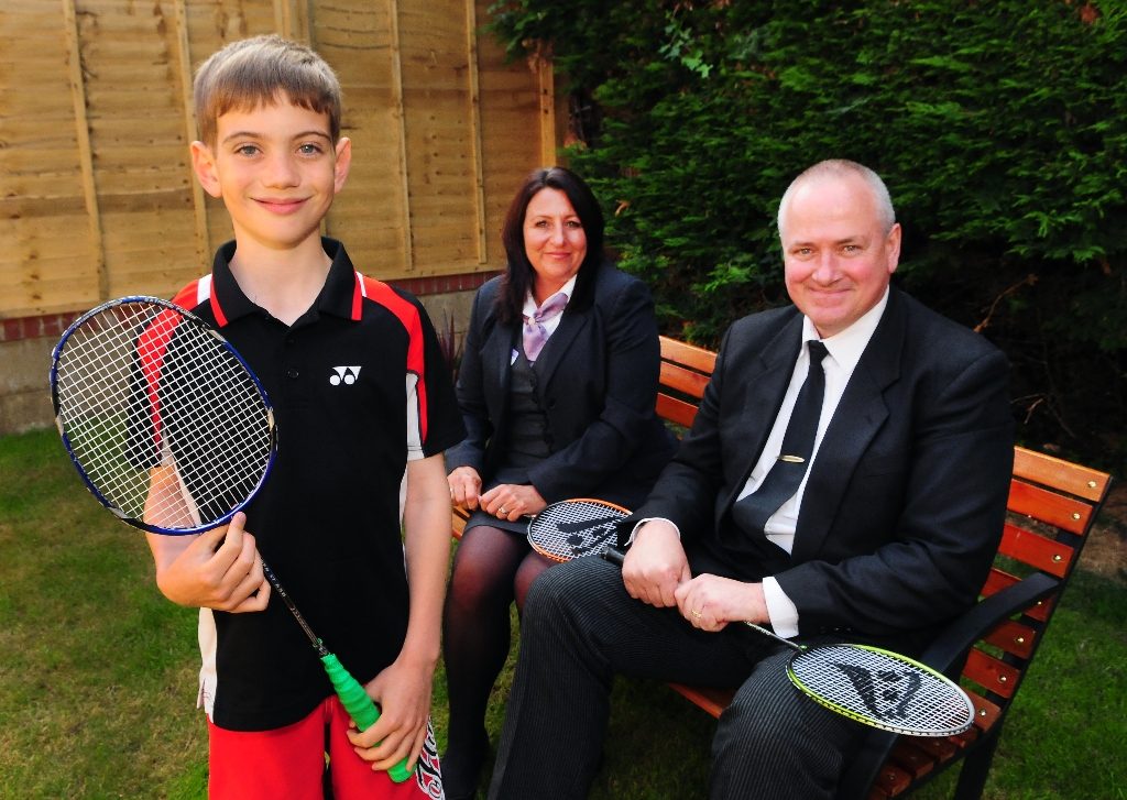 Aaron Scott Roberts with Jayne Brading and Dave Harry Co-operative Funeralcare