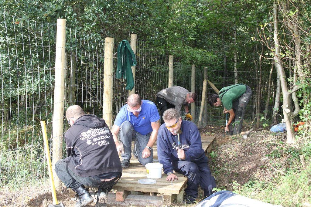 volunteering at crematorium natural pond