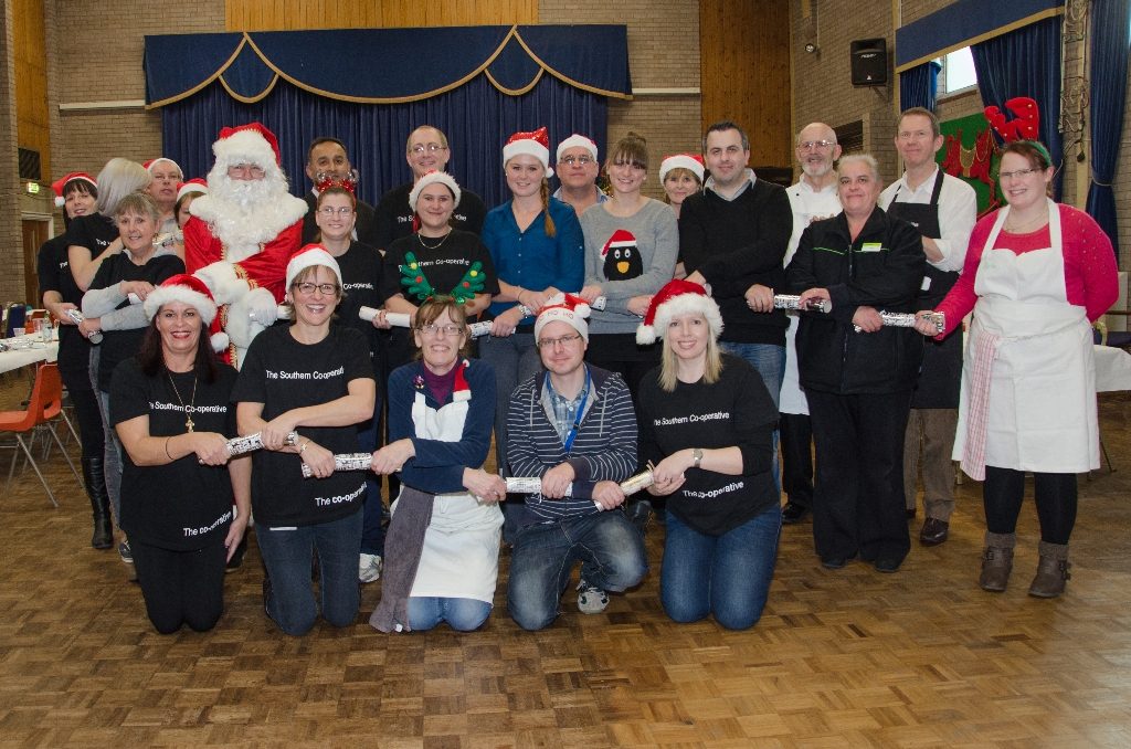 TSC Volunteering team Christmas lunch for homeless 